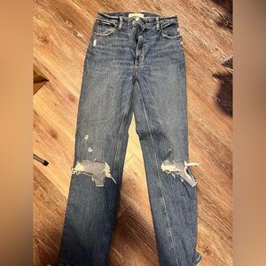 Abercrombie & Fitch 90s straight ultra high rise jeans